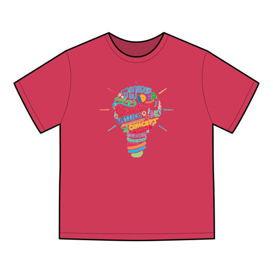 Creative Idea Lightbulb T-Shirt | Unisex ComfortWash® Garment-Dyed Top